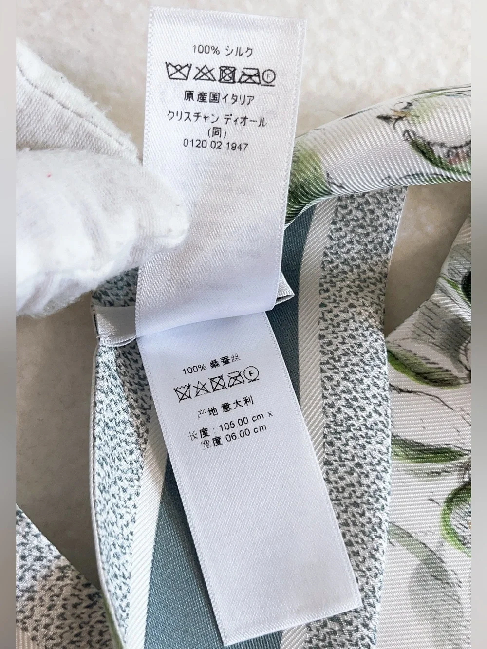 Dior Jardin D’hiver Mitzah Silk Scarf